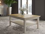 Hanah Home Mesa de café FRN-21024 en Crema, Roble y Gris